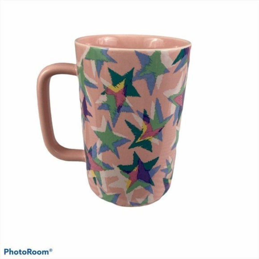 4/$30 🌿 INDIGO‎ Pink Star Mug